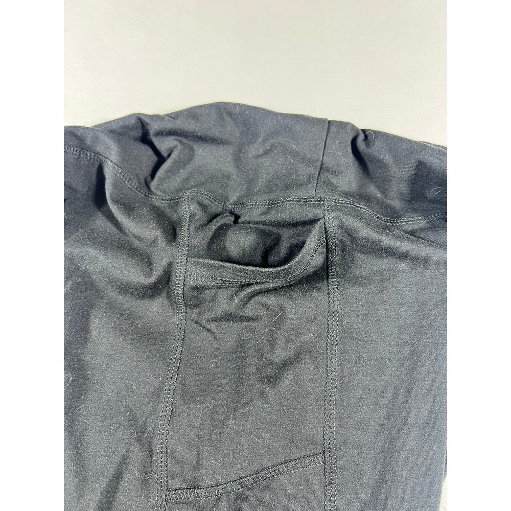 RBX Womens Black High Waist Capri Leggings with Pockets Size XL Cotton Spandex - Picture 6 of 7